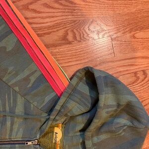 Aviator Nation camo zip front hoodie Size L